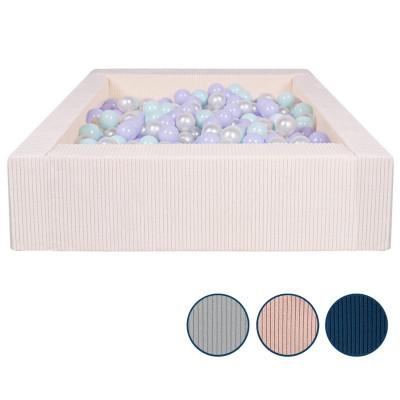 Soft play Corduroy ball pit with 300 balls